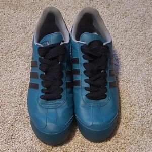 Adidas Original Samoa Men's Blue Athletic Shoes